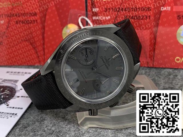 Omega Speedmaster 311.92.44.51.01.005 OM Fabbrica 1:1 Best Edition Dark Side of the Moon Black Swiss ETA9300