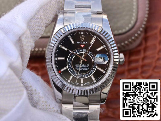 Rolex SKY DWELLER 326139  Best 1:1 Edition Best Fabbrica Black Dial