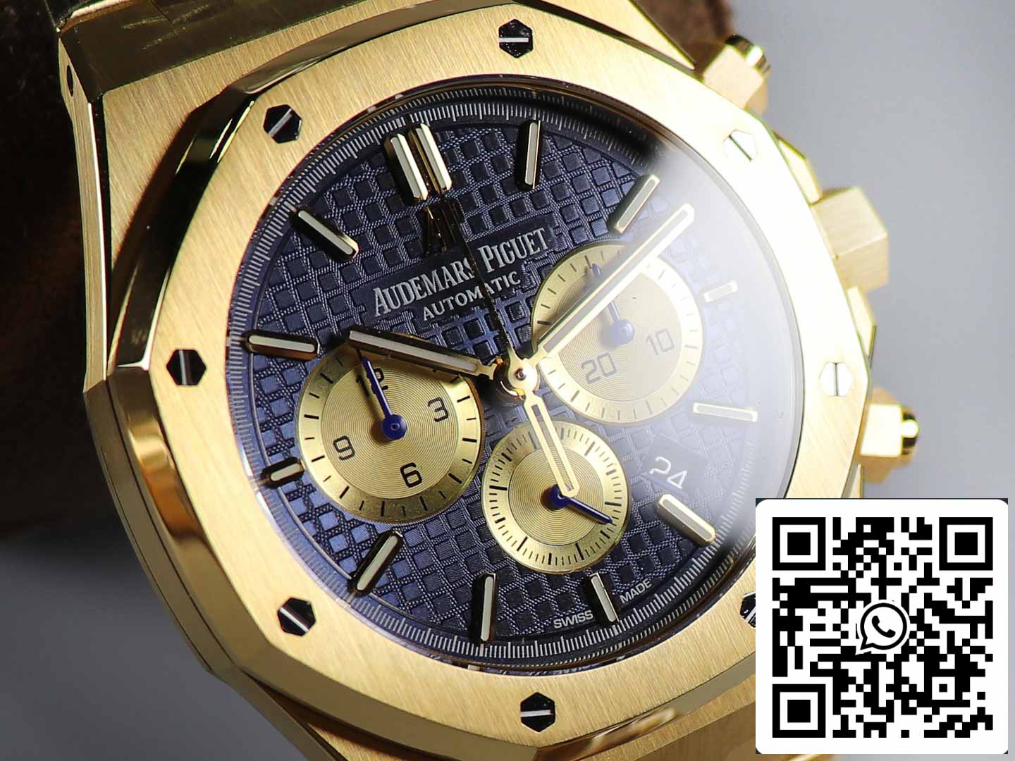 Audemars Piguet Royal Oak 26331BA 1:1 Best Edition OM Fabbrica Blue Dial Yellow Gold