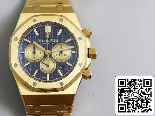 Audemars Piguet Royal Oak 26331BA 1:1 Best Edition OM Fabbrica Blue Dial Yellow Gold