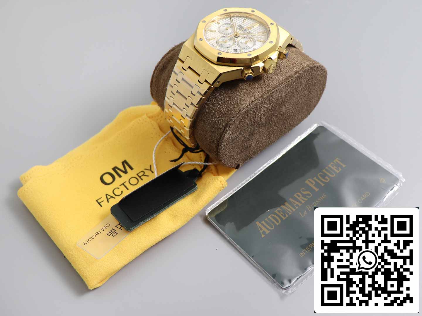 Audemars Piguet Royal Oak 26331 1:1 Best Edition OM Fabbrica White Dial Yellow Gold acciaio inossidabile