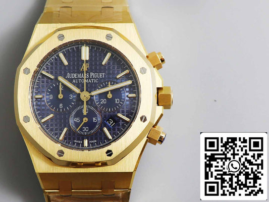 Audemars Piguet Royal Oak 26331  1:1 Best Edition OM Fabbrica Blue Dial Yellow Gold acciaio inossidabile