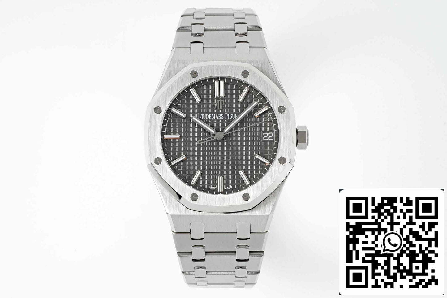 Audemars Piguet Royal Oak 15500ST.OO.1220ST.02 APS Fabbrica V2 Grigio quadrante and Bianco
