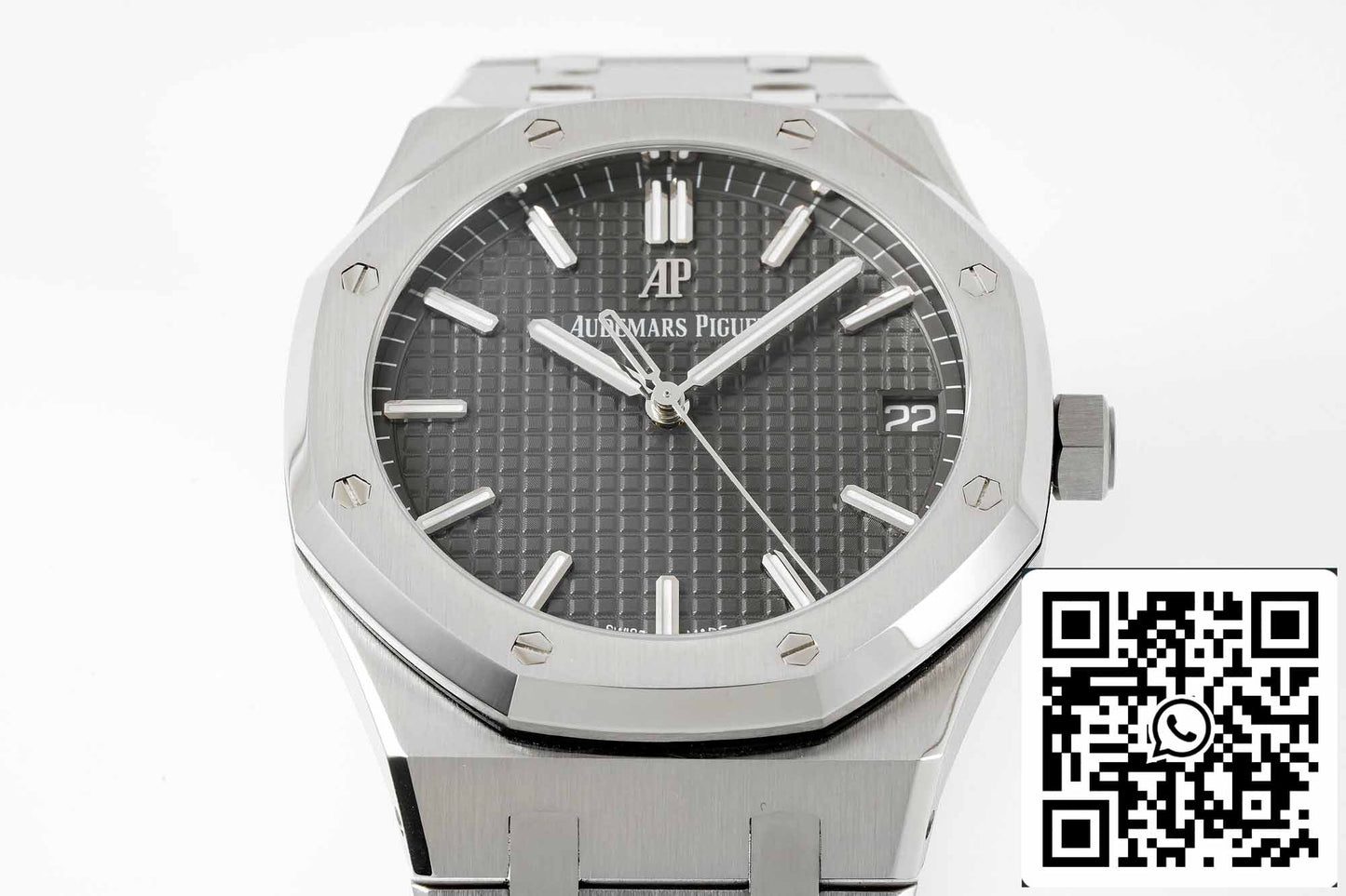 Audemars Piguet Royal Oak 15500ST.OO.1220ST.02 APS Fabbrica V2 Grigio quadrante and Bianco