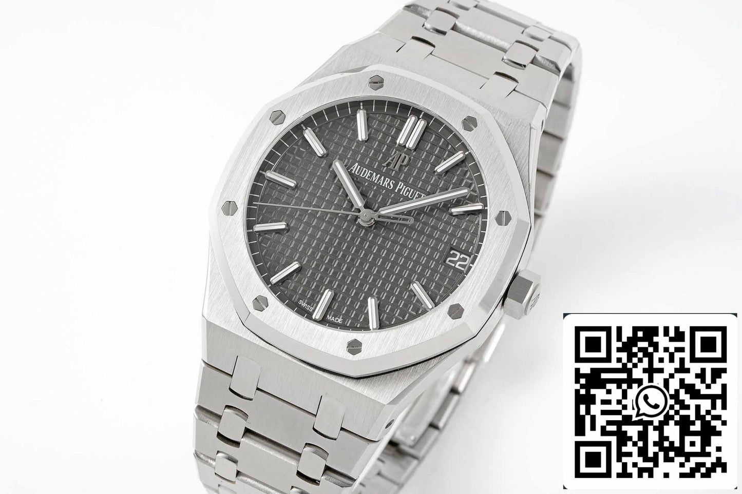 Audemars Piguet Royal Oak 15500ST.OO.1220ST.02 APS Fabbrica V2 Grigio quadrante and Bianco
