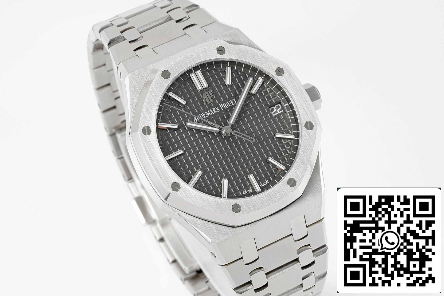 Audemars Piguet Royal Oak 15500ST.OO.1220ST.02 APS Fabbrica V2 Grigio quadrante and Bianco