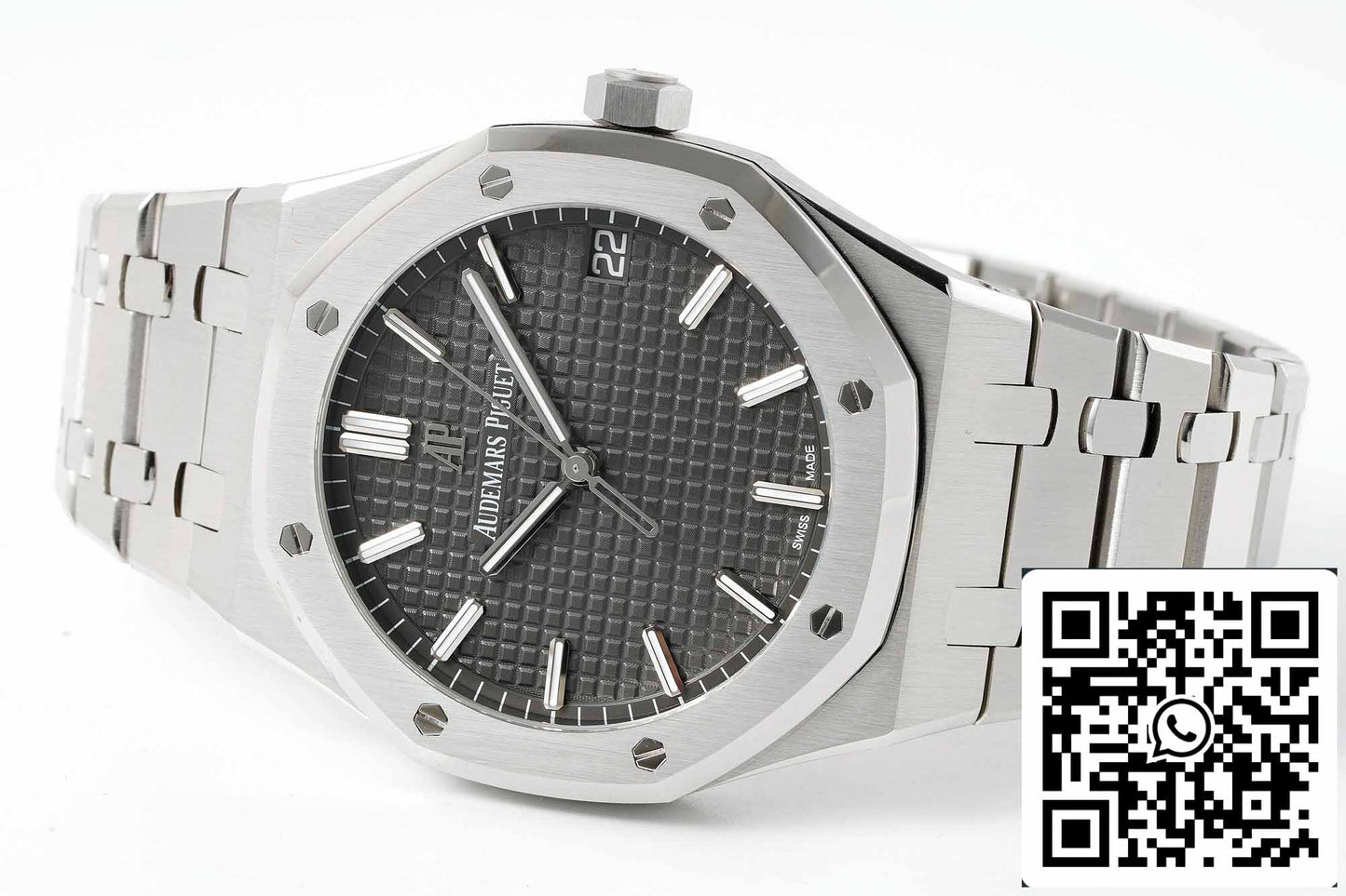 Audemars Piguet Royal Oak 15500ST.OO.1220ST.02 APS Fabbrica V2 Grigio quadrante and Bianco
