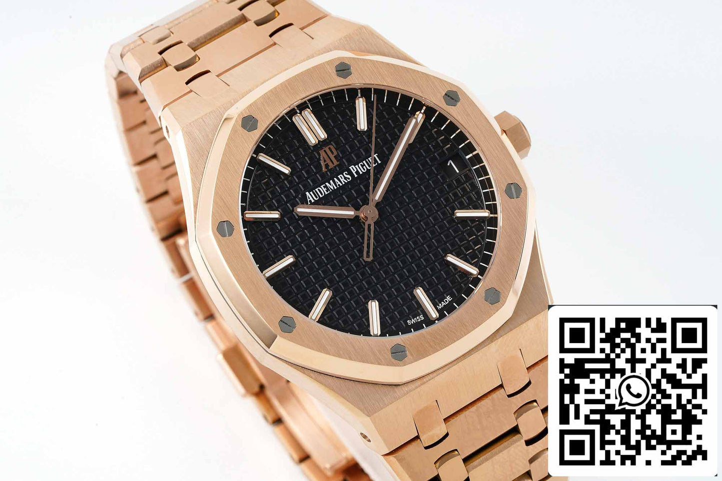 Audemars Piguet Royal Oak 15500OR.OO.1220OR.01 APS Fabbrica V2 1:1 edizione migliore quadrante nero