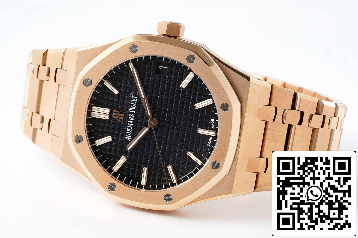 Audemars Piguet Royal Oak 15500OR.OO.1220OR.01 APS Fabbrica V2 1:1 edizione migliore quadrante nero