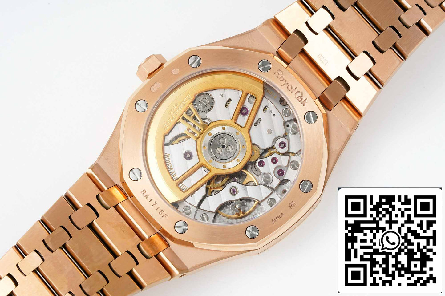 Audemars Piguet Royal Oak 15500OR.OO.1220OR.01 APS Fabbrica V2 1:1 edizione migliore quadrante nero
