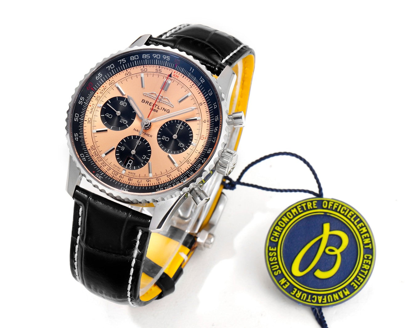 Breitling Navitimer B01 cronógrafo AB0138241K1P1 43mm 1:1 edición mejorada BLS Fabrica