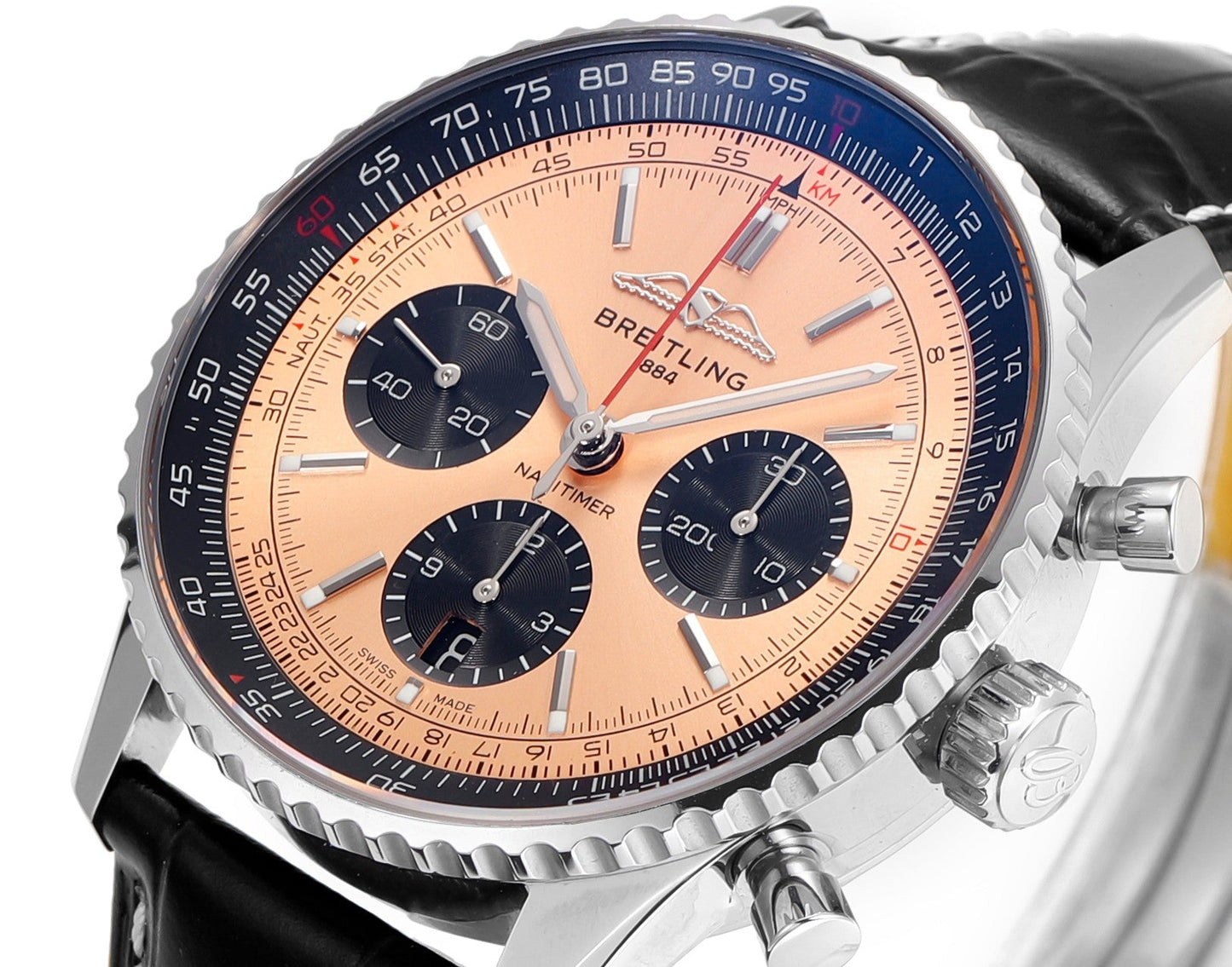 Breitling Navitimer B01 cronógrafo AB0138241K1P1 43mm 1:1 edición mejorada BLS Fabrica