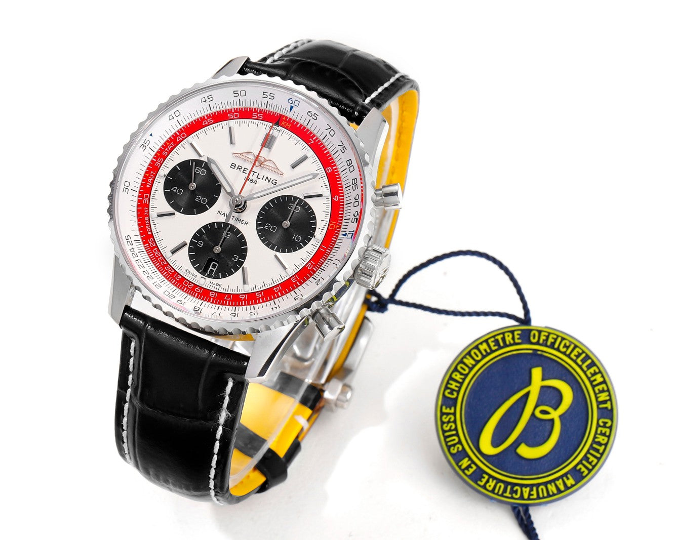 Breitling Navitimer B01 cronógrafo AB01383B1G1P1 43mm 1:1 edición mejorada BLS Fabrica