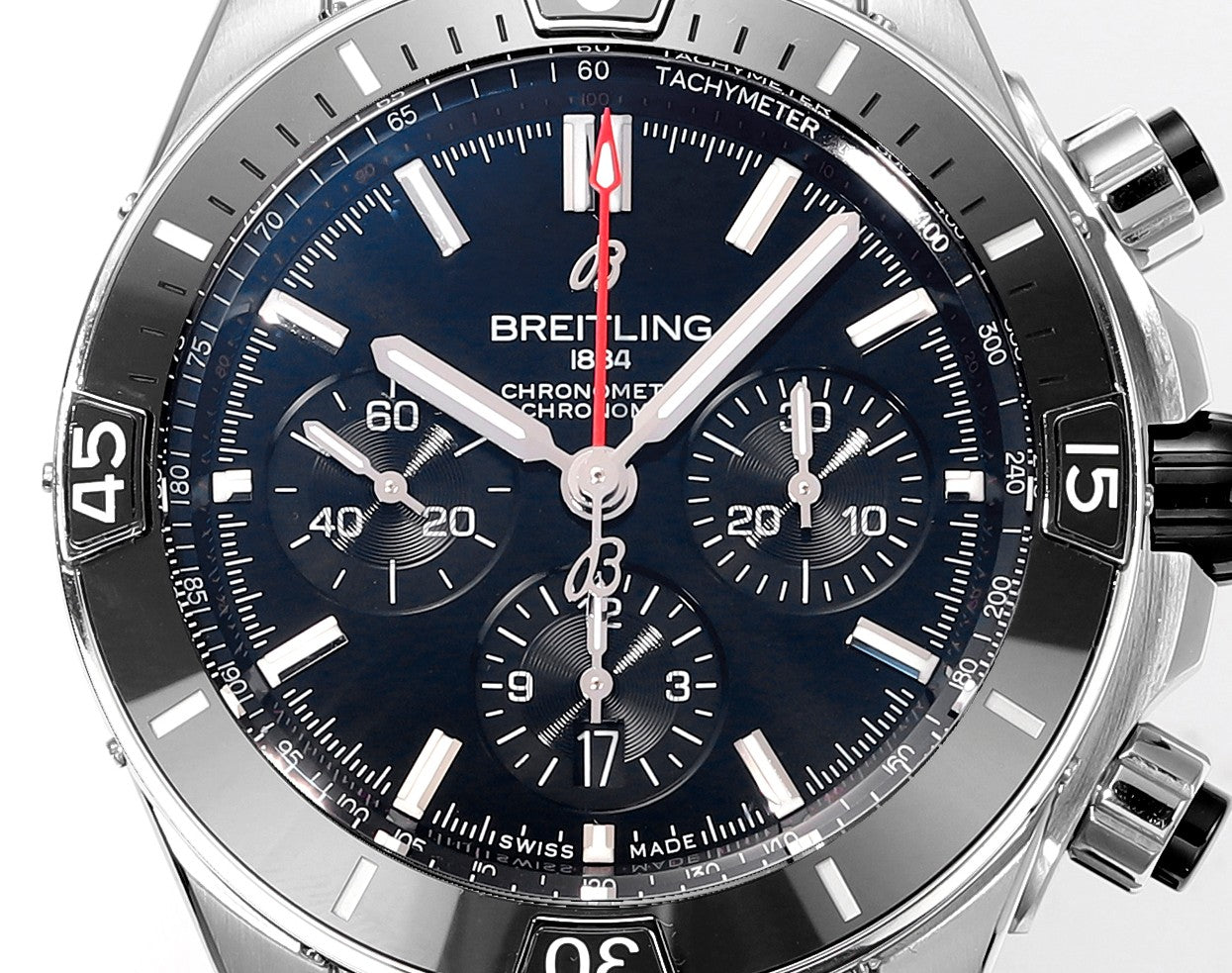Breitling Super Chronomat B01  AB0136251B2S1 44mm BLS Fabbrica 1:1 edizione migliore quadrante nero