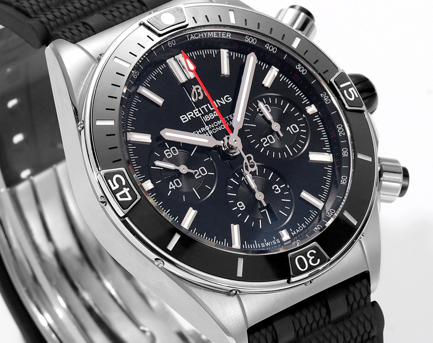 Breitling Super Chronomat B01  AB0136251B2S1 44mm BLS Fabbrica 1:1 edizione migliore quadrante nero