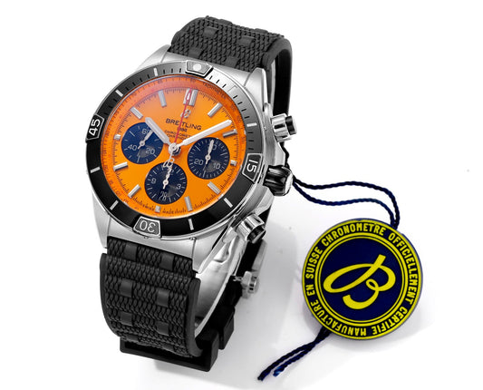 Breitling Super Chronomat B01  Orrange quadrante 44mm BLS Fabbrica 1:1 edizione migliore