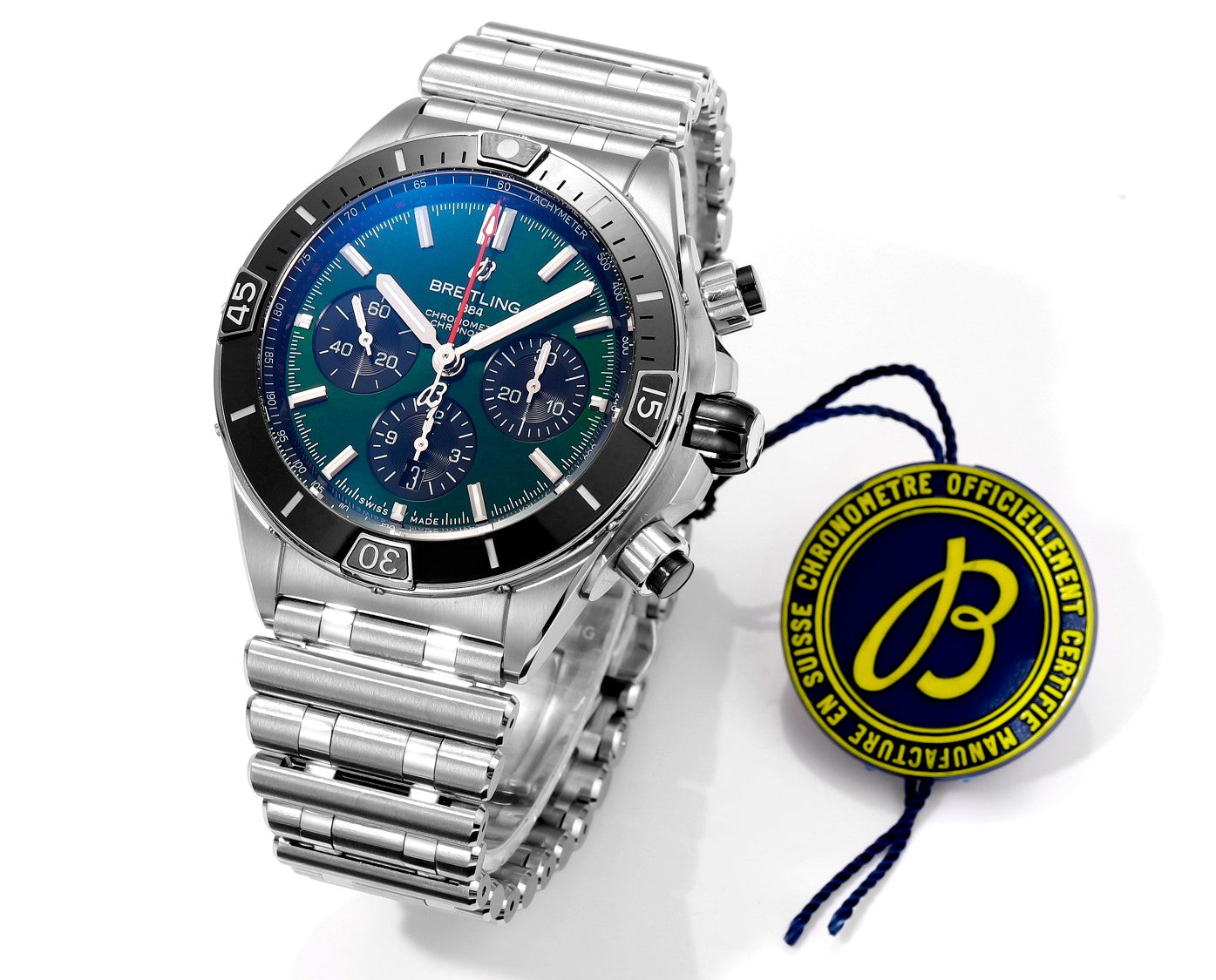 Breitling Super Chronomat B01 AB01343A1L1A1 44mm BLS Fabbrica 1:1 edizione migliore