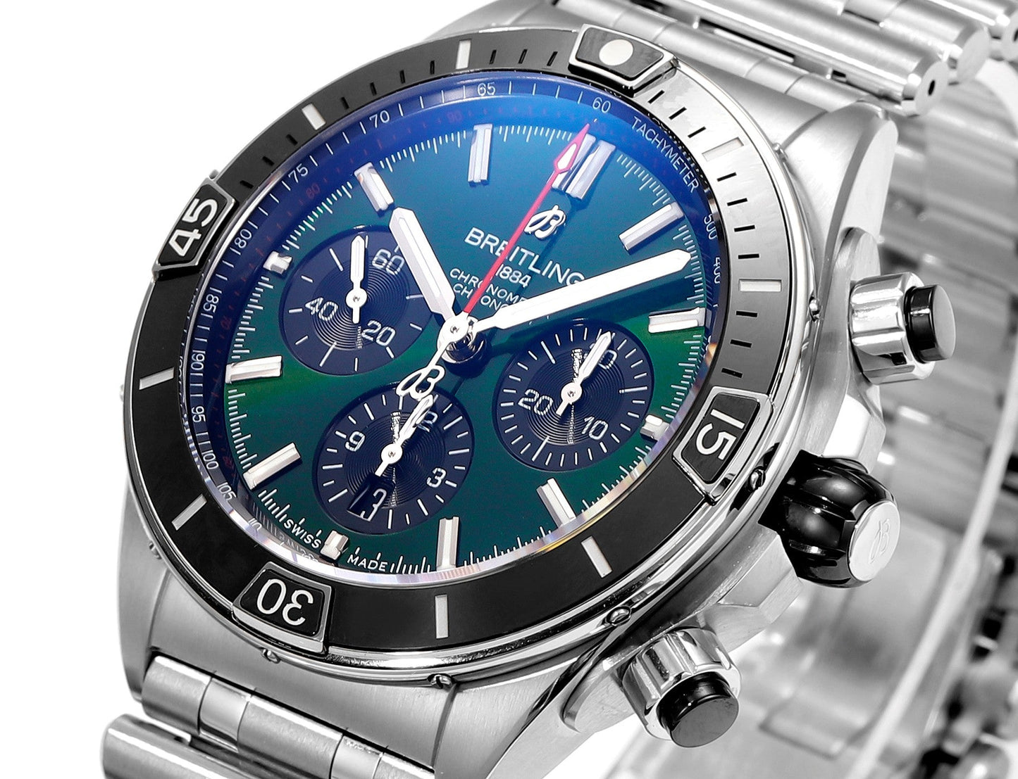 Breitling Super Chronomat B01 AB01343A1L1A1 44mm BLS Fabbrica 1:1 edizione migliore
