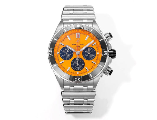 Breitling Super Chronomat B01 AB01364A1I1S1 44mm BLS Fabbrica 1:1 edizione migliore Orange quadrante