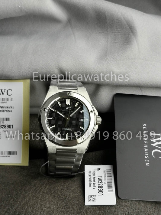 IWC Ingenieur Automatic IW328901 Watch 40mm 1:1 Best Clone V7 Fabbrica Black Dial