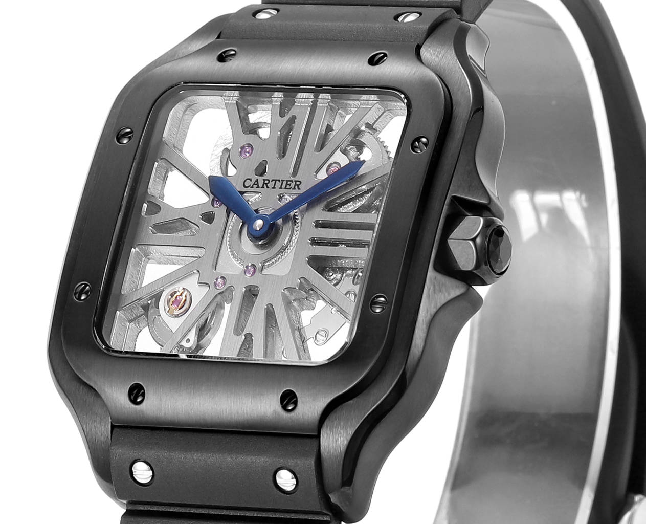 Cartier santos Skeleton 40mm CRWHSA0009 TO119129 THB Fabbrica 1:1 Best Edition