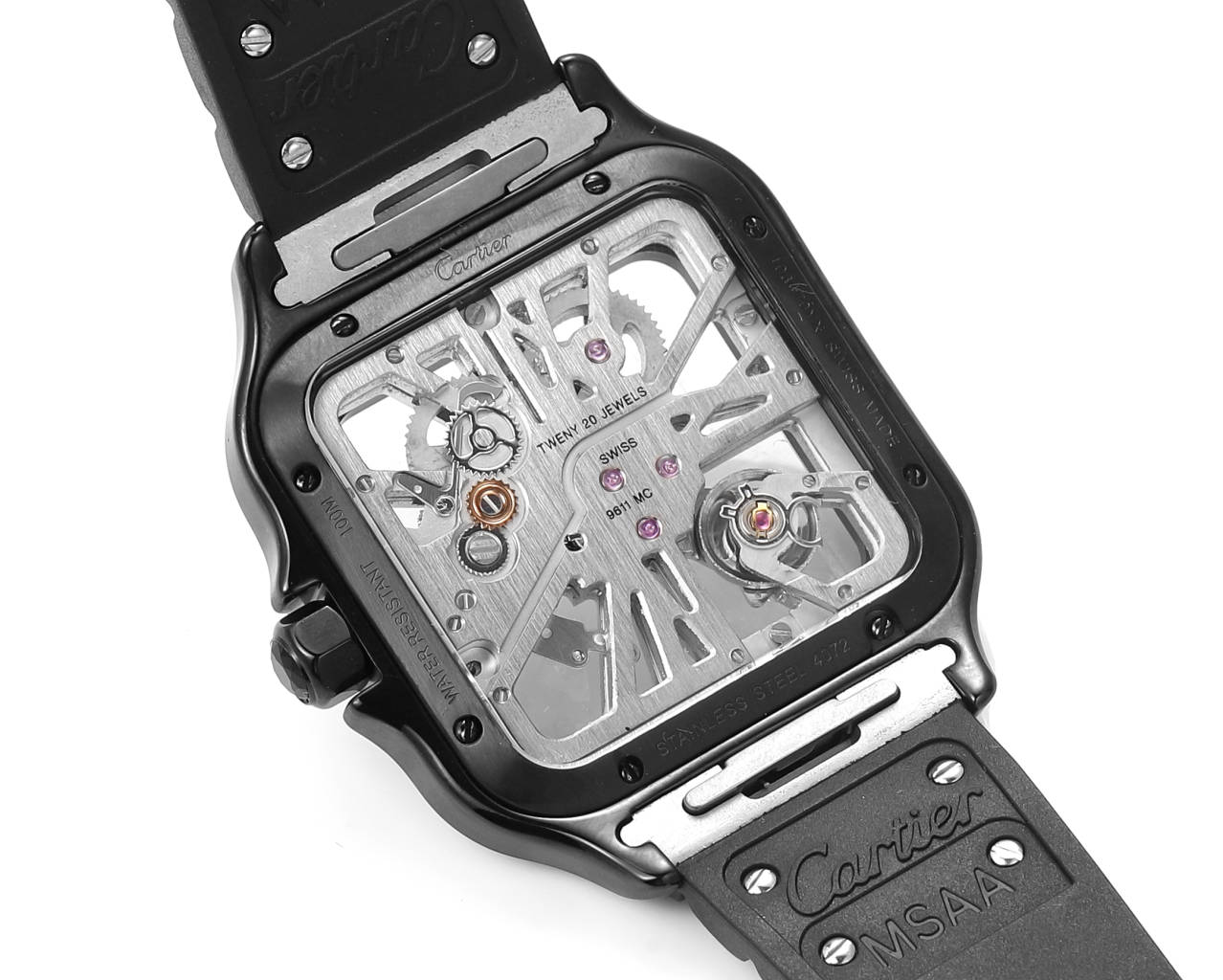 Cartier santos Skeleton 40mm CRWHSA0009 TO119129 THB Fabbrica 1:1 Best Edition