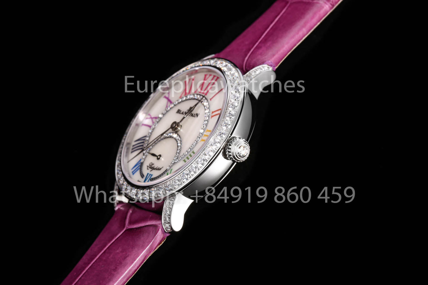 BLANCPAIN LADYBIRD COLORS PHASES DE LUNA BLS Fabbrica 1:1 Best Clone Mother of Pearl quadrante