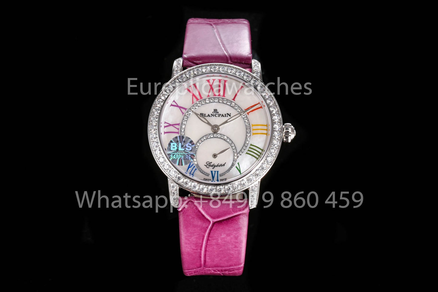 BLANCPAIN LADYBIRD COLORS PHASES DE LUNA BLS Fabbrica 1:1 Best Clone Mother of Pearl quadrante