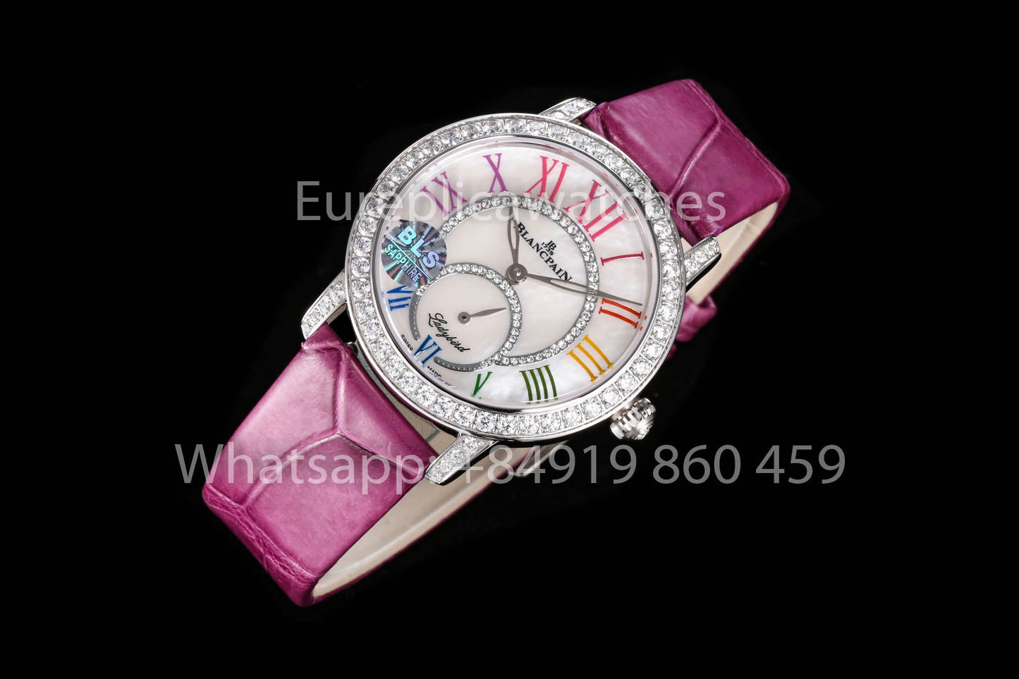 BLANCPAIN LADYBIRD COLORS PHASES DE LUNA BLS Fabbrica 1:1 Best Clone Mother of Pearl quadrante
