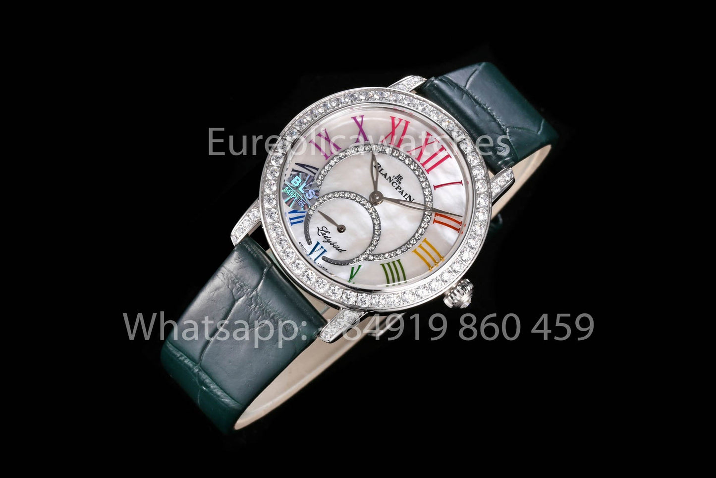 BLANCPAIN LADYBIRD COLORS PHASES DE LUNA BLS Fabbrica 1:1 Best Clone Mother of Pearl quadrante