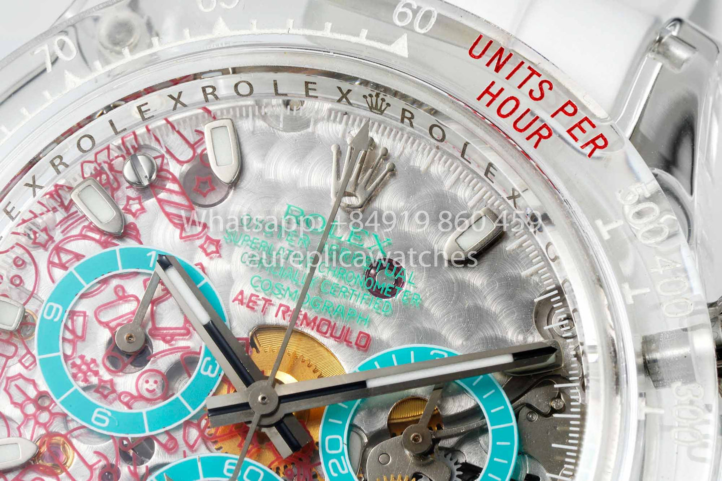 AET REMOULD Rolex Daytona "XMAS" Saphire 1:1 Mejor clon N6F Fabbrica