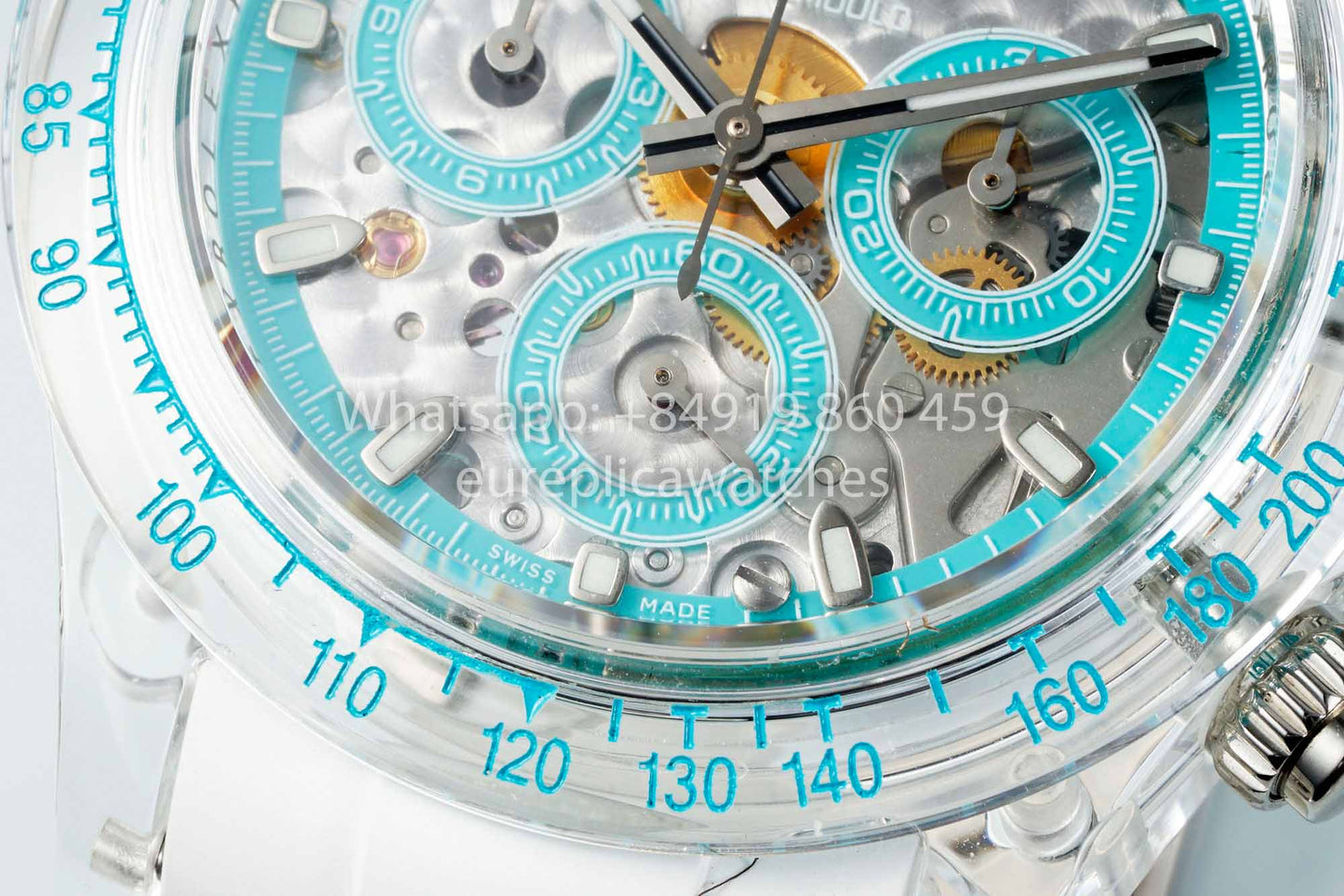 AET REMOULD Rolex Daytona "Abu Dhabi Blue" Saphire 1:1 Mejor clon N6F Fabbrica