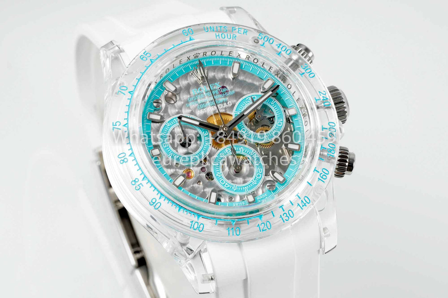 AET REMOULD Rolex Daytona "Abu Dhabi Blue" Saphire 1:1 Mejor clon N6F Fabbrica