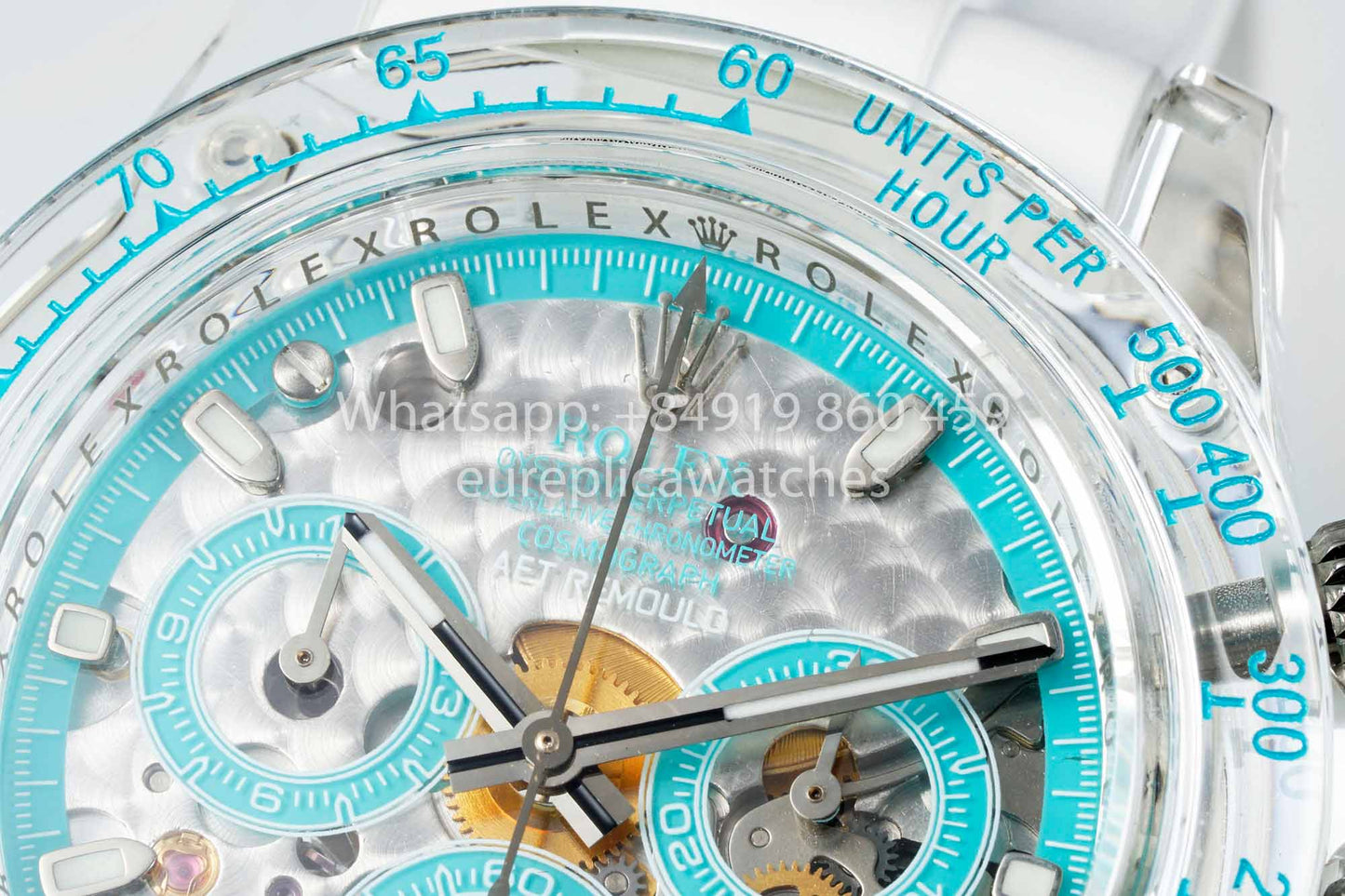 AET REMOULD Rolex Daytona "Abu Dhabi Blue" Saphire 1:1 Mejor clon N6F Fabbrica