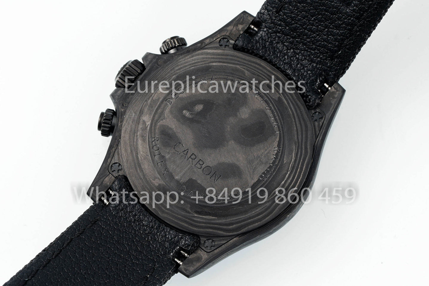 Rolex Daytona scheletrato quadrante Diw Custom NTPT Carbonio Cassa 1:1 Best Clone Blu Hands