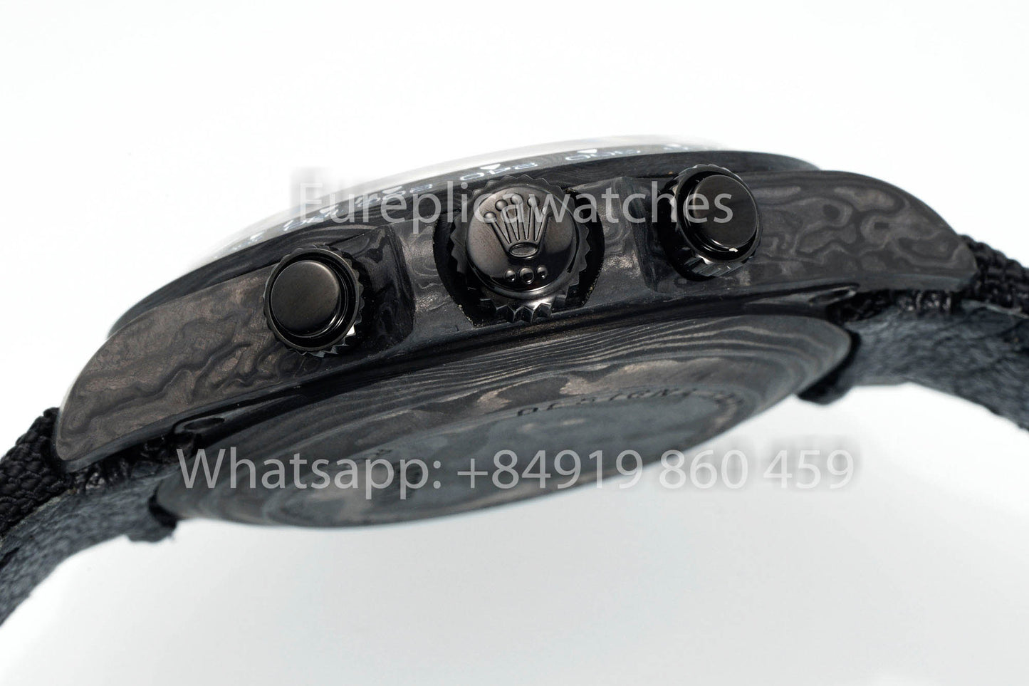 Rolex Daytona scheletrato quadrante Diw Custom NTPT Carbonio Cassa 1:1 Best Clone Blu Hands