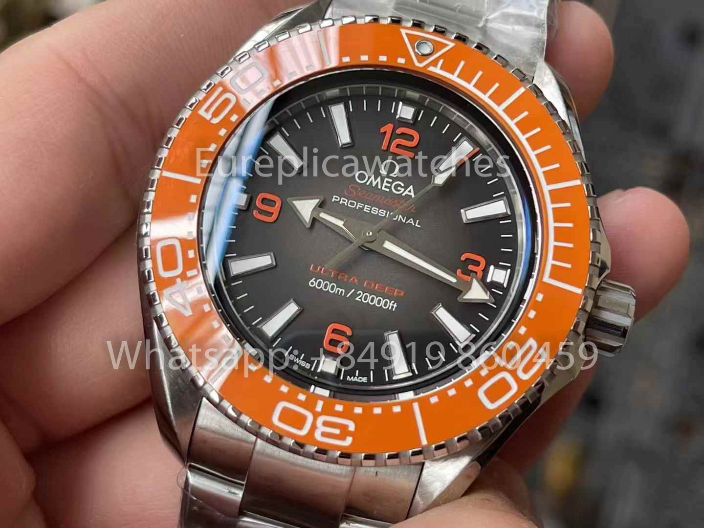 OMEGA Seamaster Planet Ocean 6000M 215.30.46.21.06.001 Ultra Deep 1:1 Best Clone VR Fabbrica VRF