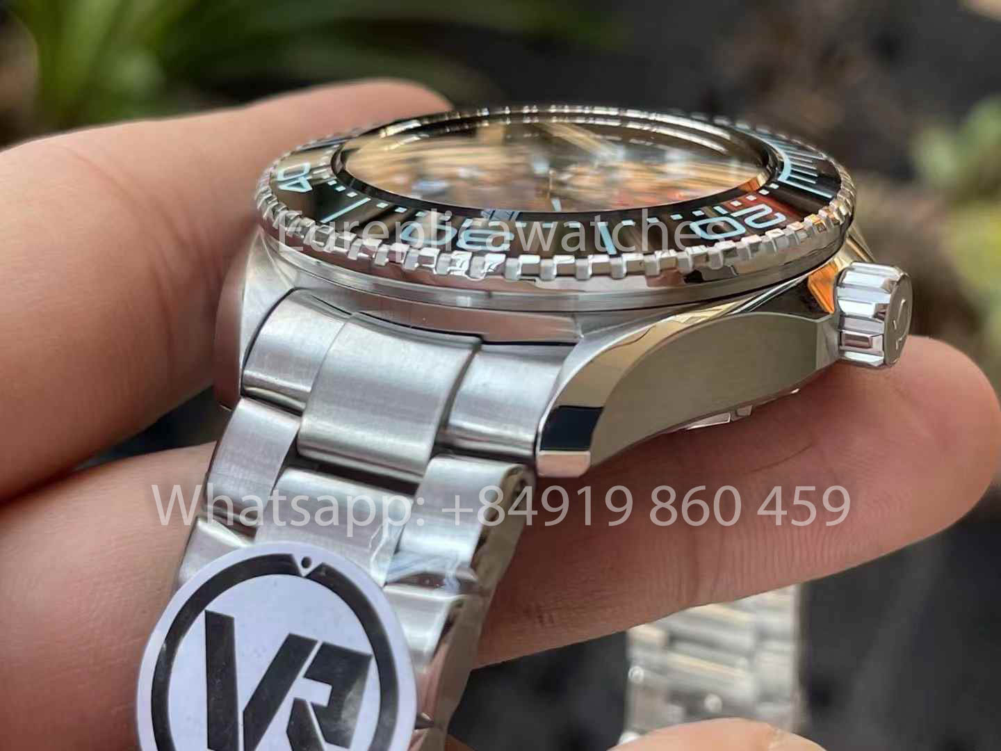 OMEGA Seamaster Planet Ocean 6000M 215.30.46.21.03.001 Ultra Deep 1:1 Best Clone VR Fabbrica VRF Blue Dial
