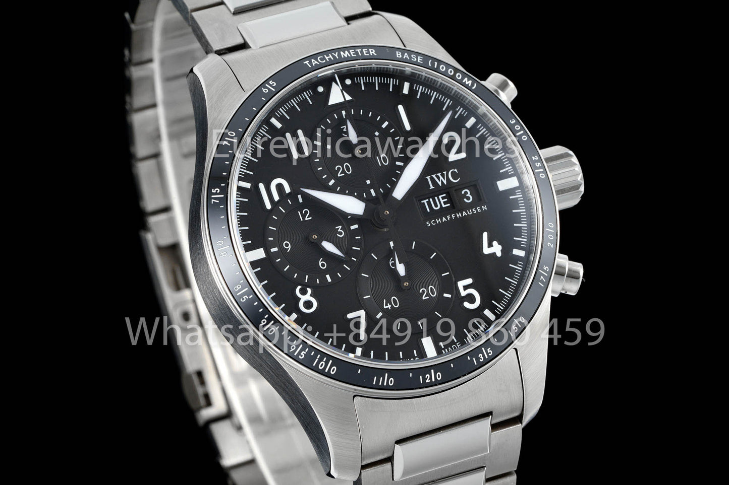 IWC Pilot'S Mercedes-AMG Petronas Formula One™ Team BLS Fabbrica 1:1 Best Clone Argento cinturino