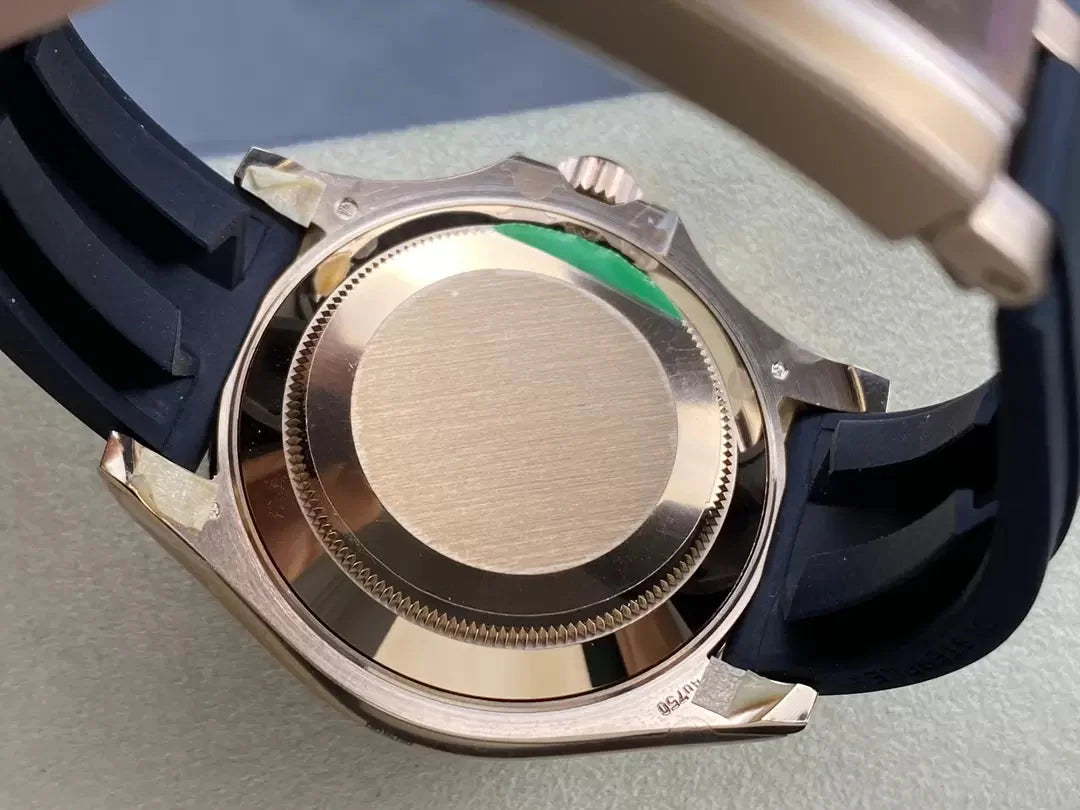 Rolex Yacht-Master 40 quadrante nero Rosa Oro  M126655-0002  1:1 edizione migliore AR Fabbrica Counterweight Versione