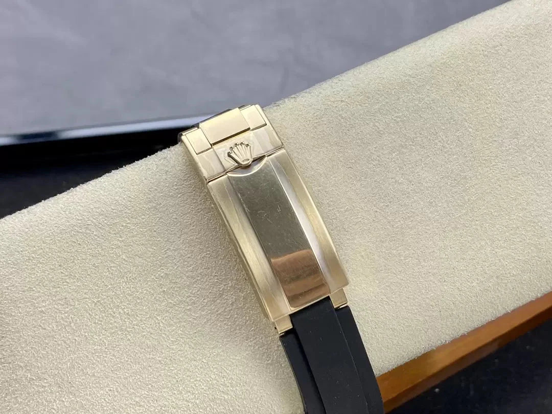 Rolex Yacht-Master 42 quadrante nero Yellow Oro  M226658-0001  1:1 edizione migliore AR Fabbrica Counterweight Versione
