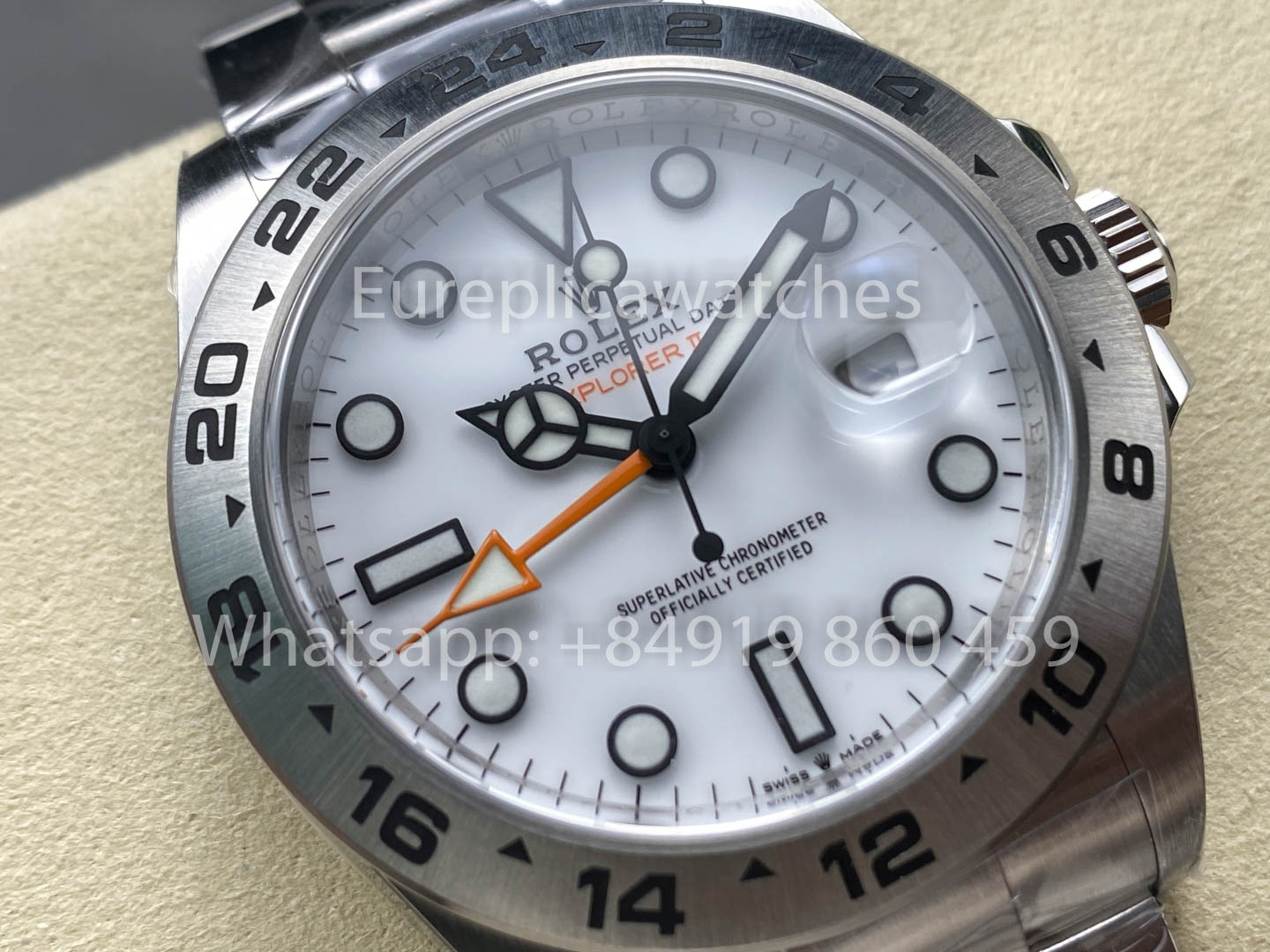 Rolex Explorer II 226570 ARF Fabbrica 1:1 Best Clone quadrante bianco