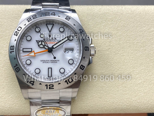Rolex Explorer II 226570 ARF Fabbrica 1:1 Best Clone quadrante bianco