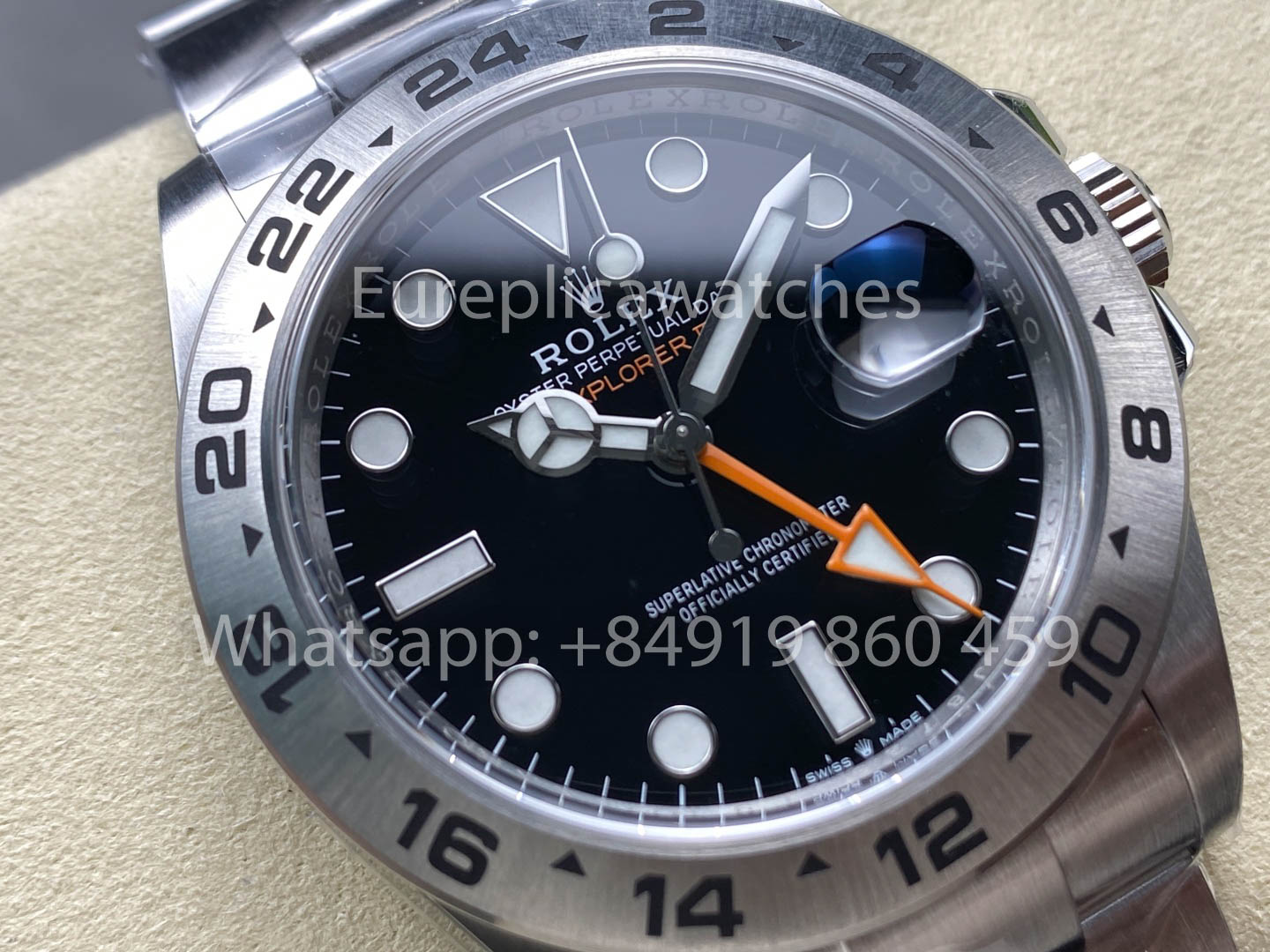 Rolex Explorer II 226570 ARF Fabbrica 1:1 Best Clone quadrante nero