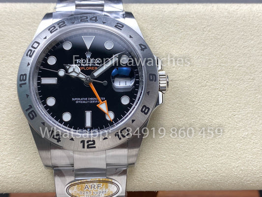 Rolex Explorer II 226570 ARF Fabbrica 1:1 Best Clone quadrante nero