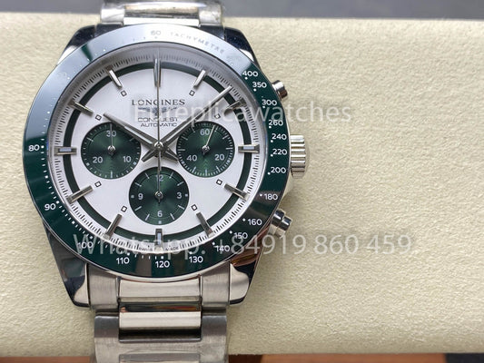 Longines Conquest L3.835.4.02.6 L38354026 42mm 1:1 Melhor Clone acciaio inossidabile cinturino