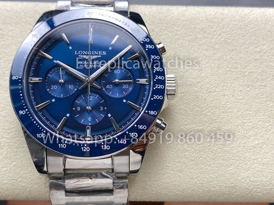 Longines Conquest L3.835.4.92.6 L38354926 42mm 1:1 Melhor Clone acciaio inossidabile cinturino