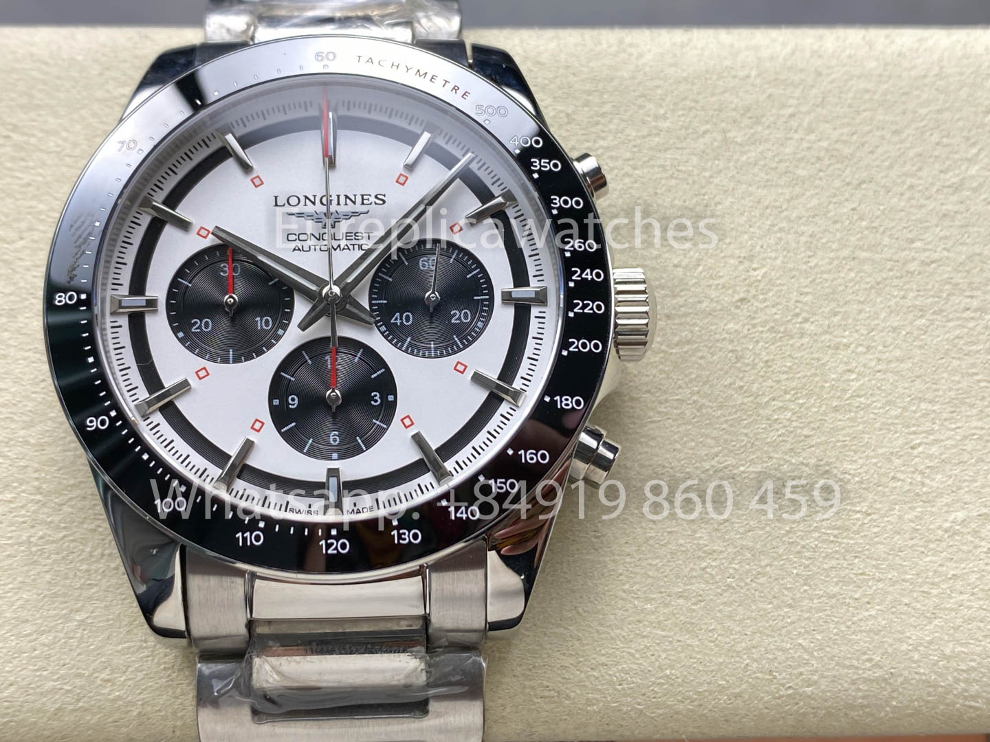 Longines Conquest L3.835.4.72.6  42mm 1:1 Best Clone acciaio inossidabile cinturino