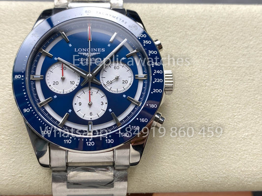 Longines Conquest L2.820.5.57.2 L28205572 42mm 1:1 Melhor Clone acciaio inossidabile cinturino