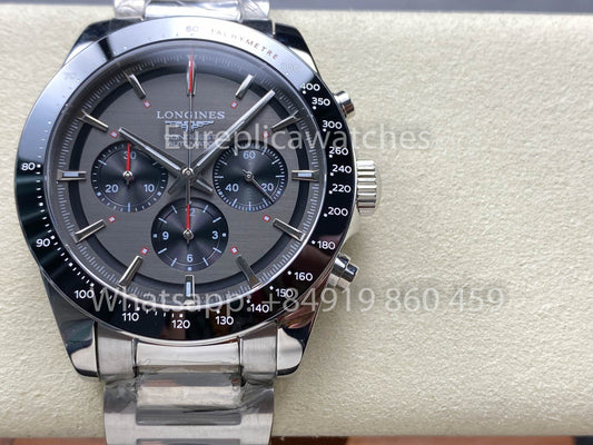 Longines Conquest L3.835.4.72.6 42mm 1:1 Melhor Clone acciaio inossidabile cinturino